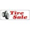 Signmission TIRE SALE BANNER SIGN shop used tires signs huge big one free discount B-72 Tire Sale - alternate 1